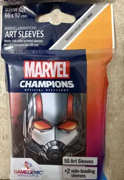 4 Packs Of Marvel Champions Art Sleeves Cards Captain America Wasp Thor New - Image 5