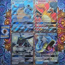 4 Oversized Jumbo Promo Holo GX Pokemon TCG Cards - Image 1