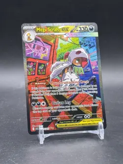 Mega Scrafty Ex 285/217 SIR Ascended Heroes Pokemon Card NM English - Image 1