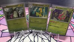 Pokemon TCG Chikorita Bayleaf Meganium MEG 2025 Lot 3 Cards English Holo - Image 1