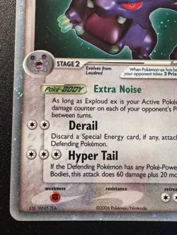 Exploud ex 92/100 EX Crystal Guardians Pokemon Card Holo Foil Rare Swirl MP - Image 5