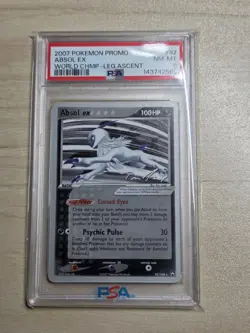 2007 Pokemon Card Absol ex 92/108 PSA 8 NM-MT World Champion Promo NEW CERT - Image 4