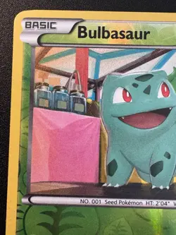 Bulbasaur 1/108 BW Dark Explorers Pokemon Card Reverse Holo Foil Rare LP - Image 3