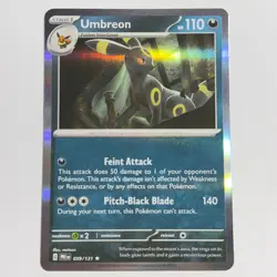 Umbreon 059/131 Rare Holo Card SV: Prismatic Evolutions Pokemon TCG NM - Image 1
