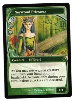 Magic the Gathering MTG Card Norwood Priestess #211 Mystery Booster MB2 Rare! NM - Image 1