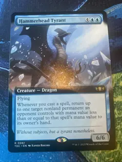 Hammerhead Tyrant (Extended Art) Commander: Tarkir: Dragonstorm Regular - Image 1