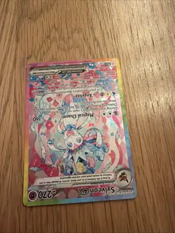 Pokemon TCG Sylveon EX Holo Prismatic Evolutions Card 156/131 M/Nm English - Image 3
