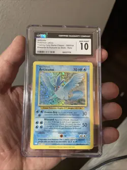 CGC 10 GEM MINT Articuno 009/034 HOLO RARE Classic Pokemon Card 2023 - Image 1