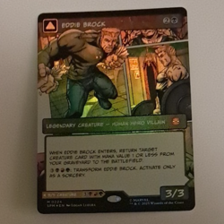 Eddie Brock / Venom Showcase FOIL NM /M Marvel Spiderman MTG MAGIC THE GATHERING - Image 1