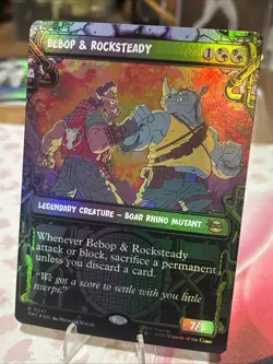 Bebop & Rocksteady (Borderless) Teenage Mutant Ninja Turtles Foil - Image 2
