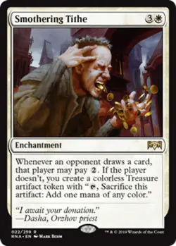 1 x Smothering Tithe - Ravnica Allegiance - NM-Mint - MTG - Image 1