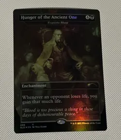 Hunger of the Ancient One (Exquisite Blood) Foil NM Unplayed Secret Lair MtG - Image 1
