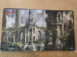 Temple Garden Playmat Ultra Pro GAMING SUPPLY BRAND NEW alexander art ravnica - Image 1