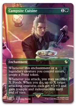 Campsite Cuisine (Borderless) #464 (Foil) (NM) Final Fantasy FIC Magic MTG - Image 1