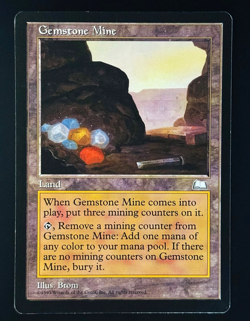 MTG - Gemstone Mine - NM - Weatherlight - Uncommon - EN - REG - Image 1