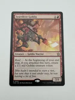 Searslicer Goblin 0093 Foundations MTG Magic The Gathering NM - Image 1