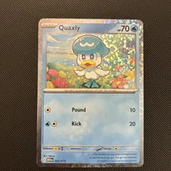 Quaxly 003/015 Confetti Holo Rare McDonald's 2023 Promo Pokemon TCG - NM/M - Image 1
