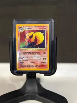 Pokemon TCG Flareon Jungle 3/64 Holo Unlimited Holo Rare - Image 1