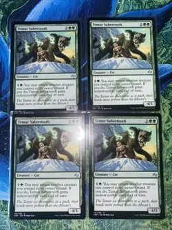 4x Temur Sabertooth Fate Reforged Regular - Image 1