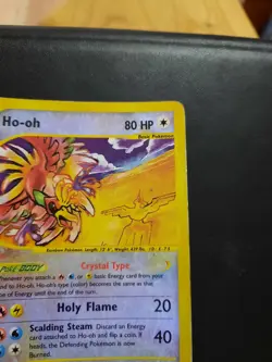 Ho-Oh Skyridge Crystal 149/144 Holo Reverse Pokemon Card Eng Very Rare 2003 Exc- - Image 4