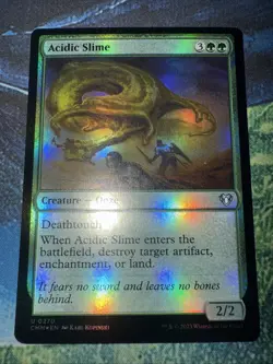 Acidic Slime Commander Masters Foil - Image 1