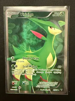 2011 Pokemon NOBLE VICTORIES VICTORIES VIRIZION FULL ART HOLO 97/101 - Image 1