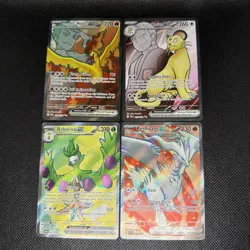 pokemon cards full art ex lot 4x - Image 1