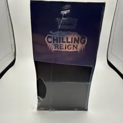 Pokemon Chilling Reign Elite Trainer Box Factory Sealed Small Rip - Image 2