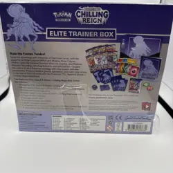 Pokemon Chilling Reign Elite Trainer Box Factory Sealed Small Rip - Image 3
