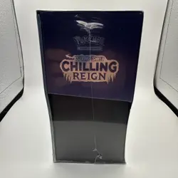 Pokemon Chilling Reign Elite Trainer Box Factory Sealed Small Rip - Image 4