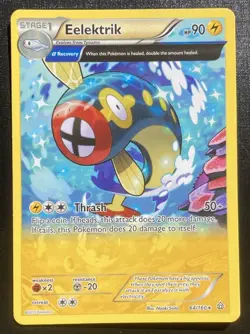 Eelektrik 64/160 Pokemon Primal Clash Full Art Rare TCG LP - Image 1