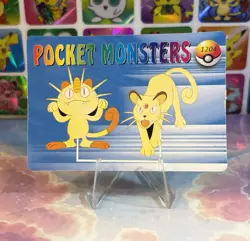 Pokemon Evolution Vintage Pocket Monsters Vending HOLO Prism Sticker 1998 Bandai - Image 4