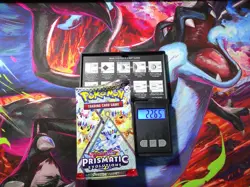 HEAVY! GOD PACKUU SIRUU 22.65g Prismatic Evolutions Pokemon TCG Booster (SEALED) - Image 1
