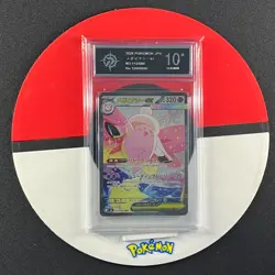 Pokemon Japanese Munikis Nihil Zero Mega Clefable ex M3-112/080 SAR Grade10 - Image 1
