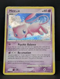 Mew 15/132 Secret Wonders Holo Ultra Rare Pokemon TCG Nintendo HP - Image 3