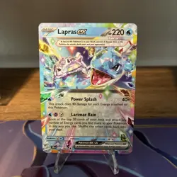 Pokemon - Lapras ex 032/142 - Double Rare Holo - Sv07 Stellar Crown - Image 1