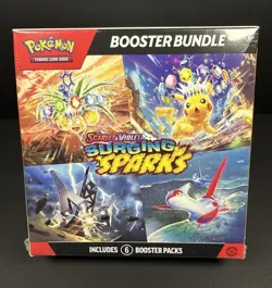 Pokemon Scarlet & Violet Surging Sparks Booster Bundle Box (6 Booster Packs) - Image 1