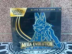 Pokemon TCG Mega Evolution Lucario Elite Trainer Box (ETB) | Factory Sealed New - Image 1