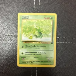Pokemon TCG - Oddish - 63/82 - Team Rocket - NM Unlimited Common (2000) - Image 1