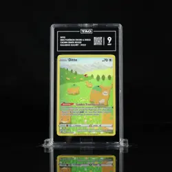 2023 Pokemon SWSH Crown Zenith GG22/GG70 Ditto Galarian Gallery Holo TAG 9 (936) - Image 1