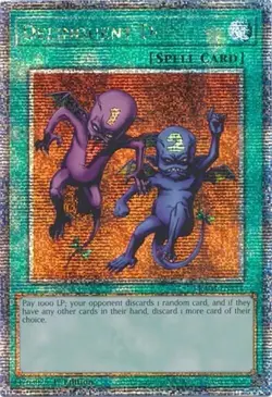 Delinquent Duo (Quarter Century Secret Rare) RA04-EN114 NM Near Mint Yugioh - Image 1