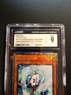 Yu-Gi-Oh! TCG Effect Veiler 1st Edition RA01-EN003 CGC 9 MINT Quarter Century 25 - Image 4