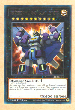 2020 Konami Yu-Gi-Oh! Superdimensional Robot Galaxy Destroyer CRBR-EN043 Rare 1e - Image 1