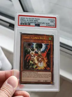 PSA 9 YU-GI-OH! 25TH ANNIVERSARY RARITY COLLECTION II - DROLL & LOCK BIRD #EN006 - Image 3