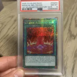 2025 Yu-gi-oh RA04 EN280 Magical Meltdown 1st Edition Quarter Century Scr Psa 8 - Image 1