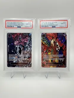 One Piece OP 13 Five Elders Demon God Pack PSA 10 Sequential AA Full Set - Image 2