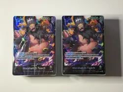 Starter Deck 27: BLACK Marshall.D.Teach ST27 One Piece TCG OP11 TWO Sealed Decks - Image 1