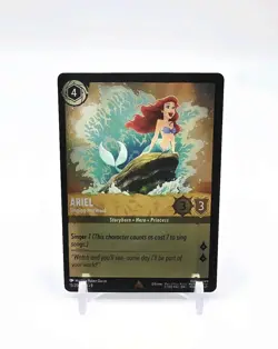 Disney Lorcana TCG Fabled Ariel Rare Cold Foil 15/204 - Image 1