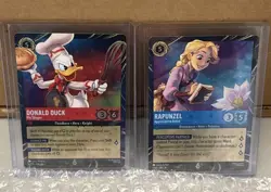 Disney Lorcana Magical Places Epcot 2026 Rapunzel & Donald Duck Promo Set Of 2 - Image 1