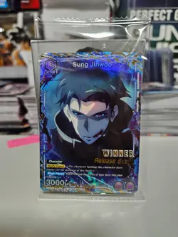 Union Arena Solo Leveling Sung Jinwoo Release Event Winner Card New Sealed - Image 1